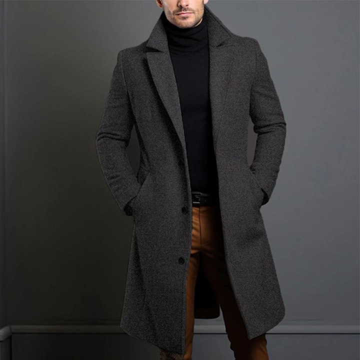 Herren Wolljacke Mit Klassischem Design