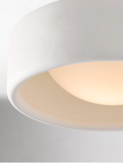 Porzellan Deckenleuchte – Moderne Flush Mount Lampe mit Metallbasis