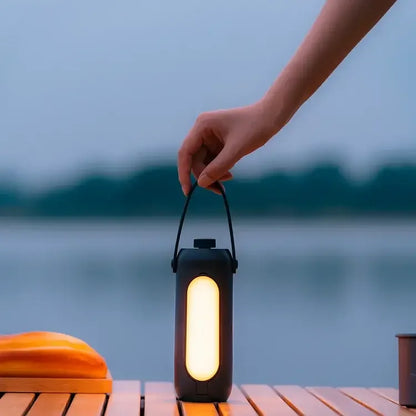 Portable Rechargeable Camping Lantern - LED Light with SOS Function & 180-Hour Battery Life