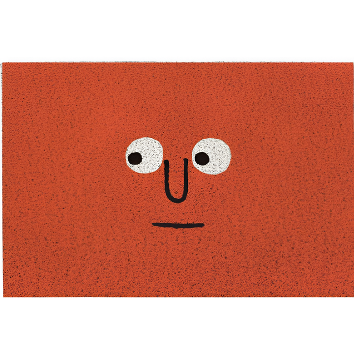 PVC-Rutschfester Fußmatte mit Smiley-Gesicht Bedruckter Eingangsbereich-Teppich