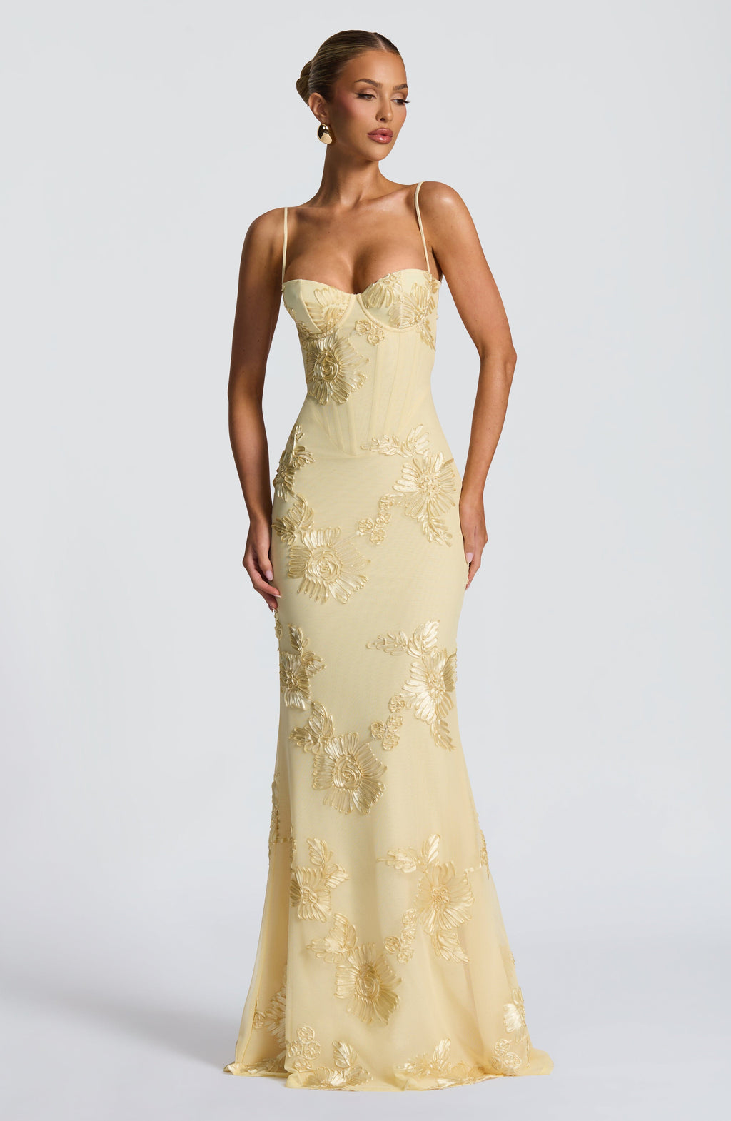 Women’s Spaghetti Strap Maxi Dress Elegant Summer Wedding Guest