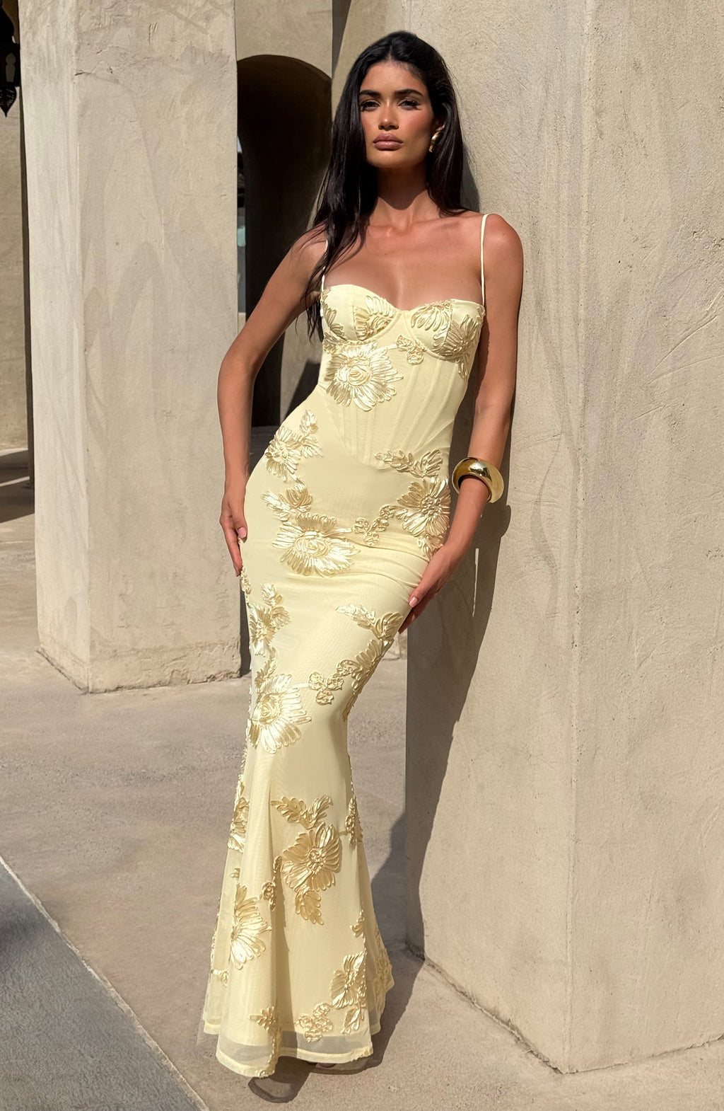 Women’s Spaghetti Strap Maxi Dress Elegant Summer Wedding Guest