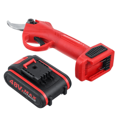 Kabellose ergonomische Gartenschere mit starkem Schneidmechanismus für präzises Arbeiten