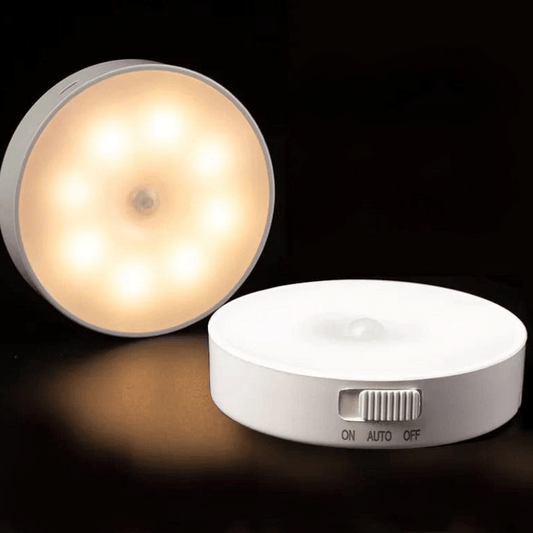 LED Nachtlicht mit Bewegungsmelder – Wiederaufladbar, Energieeffizient, Kabellos
