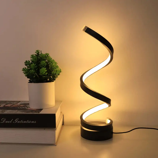 Elegante dimmbare LED-Spirallampe für stilvolle Wohnräume