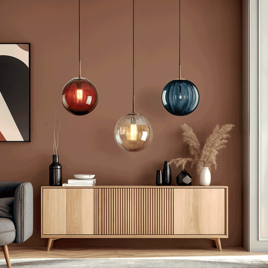 Moderne Hängelampe mit Glaskugel-Design – dimmbar & warmes Licht für jeden Raum