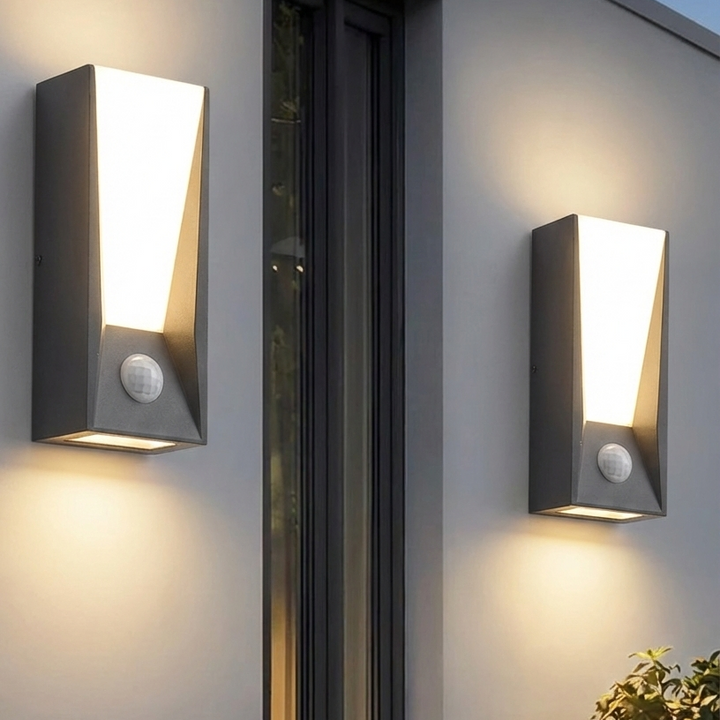Außenwandleuchte mit Bewegungssensor Modernes Design