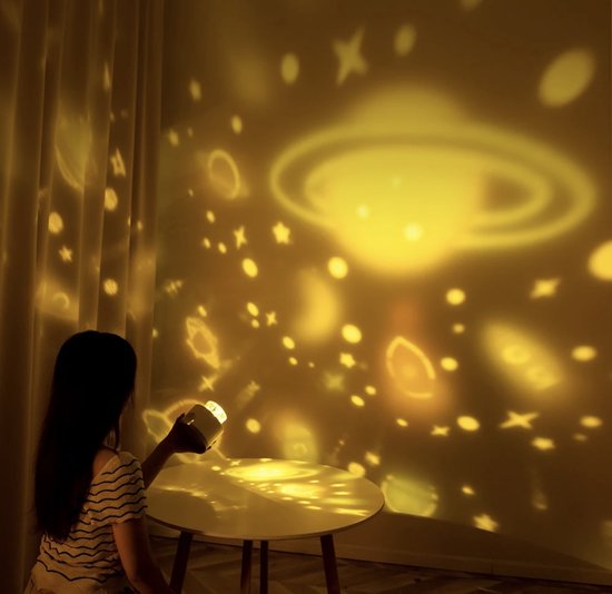 Sternenprojektor Nachtlampe für Kinder – dimmbar & sicher mit Musikfunktion