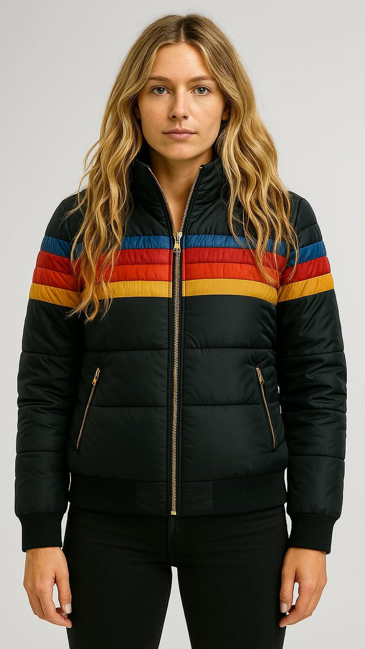Damen Regenjacke Mit Wasserdichtem Design