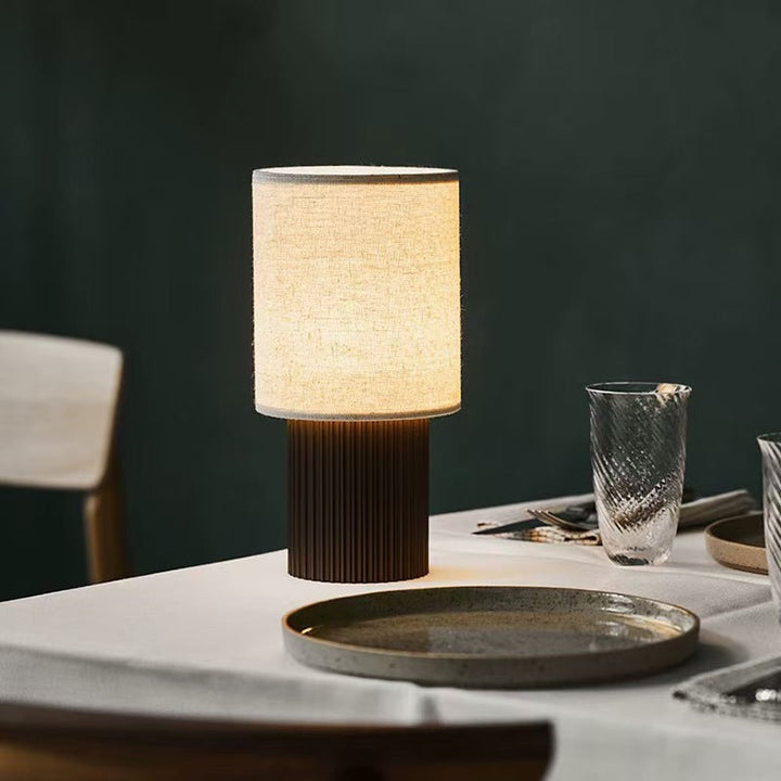 Portable Wireless Table Lamp Canvas Design