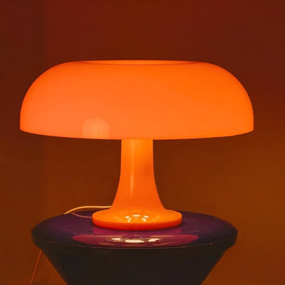 Pilz Tischlampe – Retro LED Lampe dimmbar mit USB & drei Farbmodi
