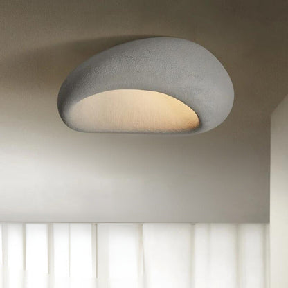 Minimalistische Deckenlampe – warmweiß & aus Kunstharz