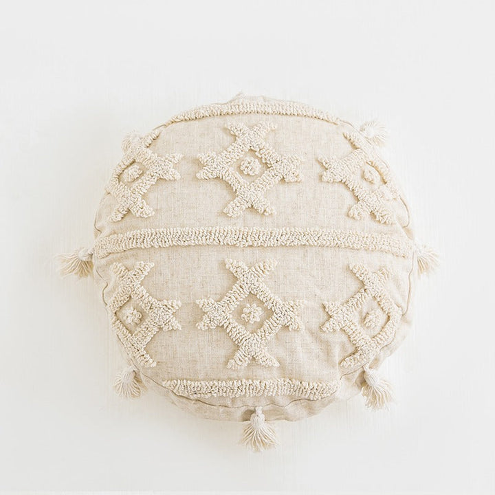Bügelfreier Kissenbezug Beige Boho Design