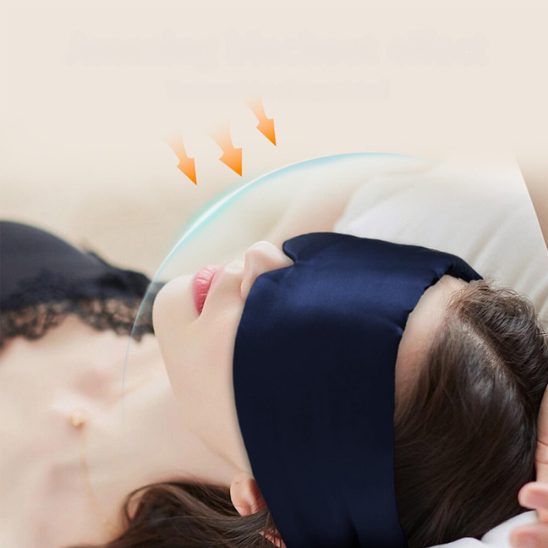 Verstellbare Schlafmaske für Seitenschläfer – Augenmaske mit Lichtschutz für Damen