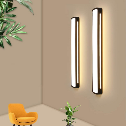 Nordische LED Deckenleuchte – länglich, dimmbar & modern
