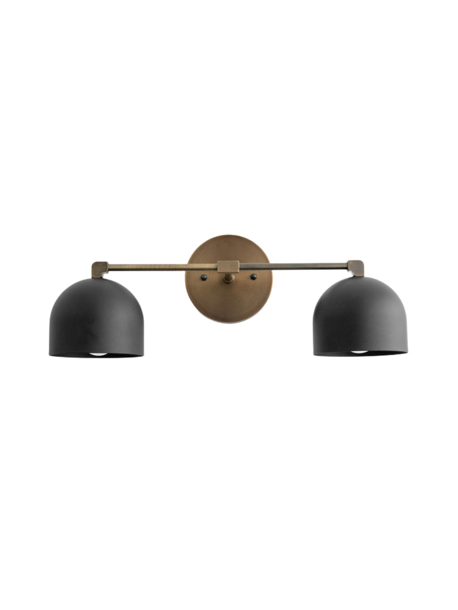 Mid Century Wandleuchte – Messing Badspiegel Lampe im Retro-Stil