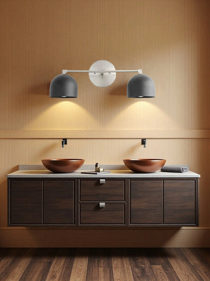 Mid Century Wandleuchte – Messing Badspiegel Lampe im Retro-Stil