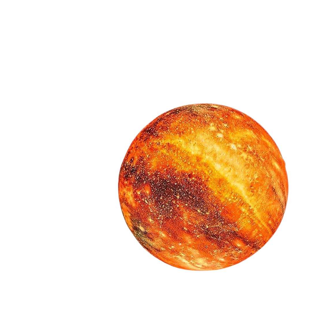 Nachtlampe mit Sternendesign und Holzständer