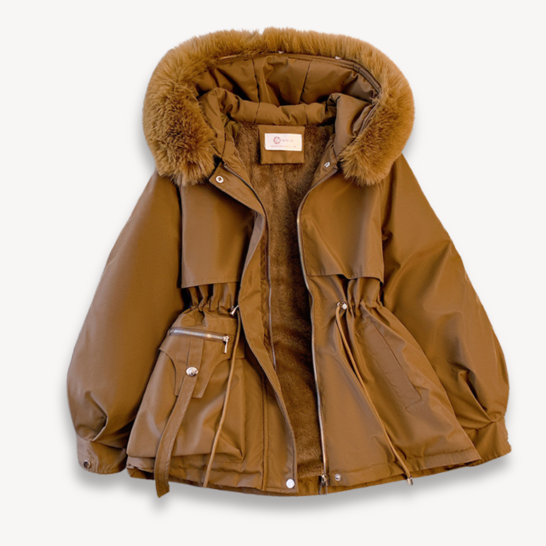 Damen Winterparka Mit Kapuze