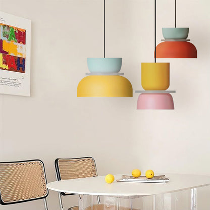 Pendelleuchte im Nordic Macaron Stil mit LED
