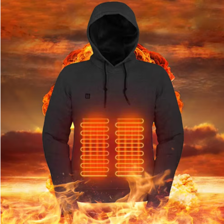 Unisex Beheizter Winterpullover Mit Modernem Design