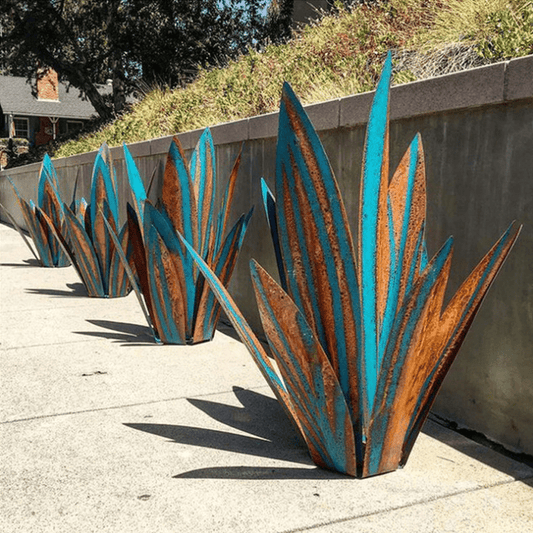 Handmade Waterproof Solar Agave Garden Lamp – Elegant Outdoor Solar Lights for Garden Illumination-1