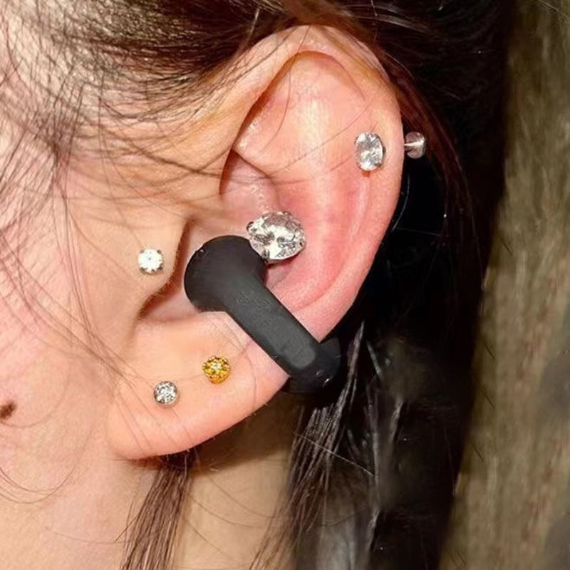 Offene Knochenleitkopfhörer mit ergonomischem Design und klarer Klangübertragung