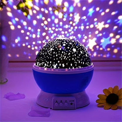 360° Sternenhimmel Projektor mit 12 Farbmodi – LED Galaxy Nachtlicht