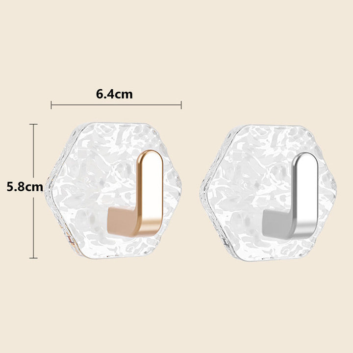 Detailansicht des Klebehakens mit kompakter und stabiler Form