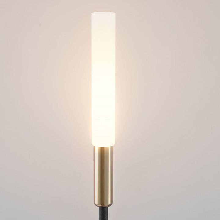Solar Gartenleuchte Schilfrohr Optik Warmweiß