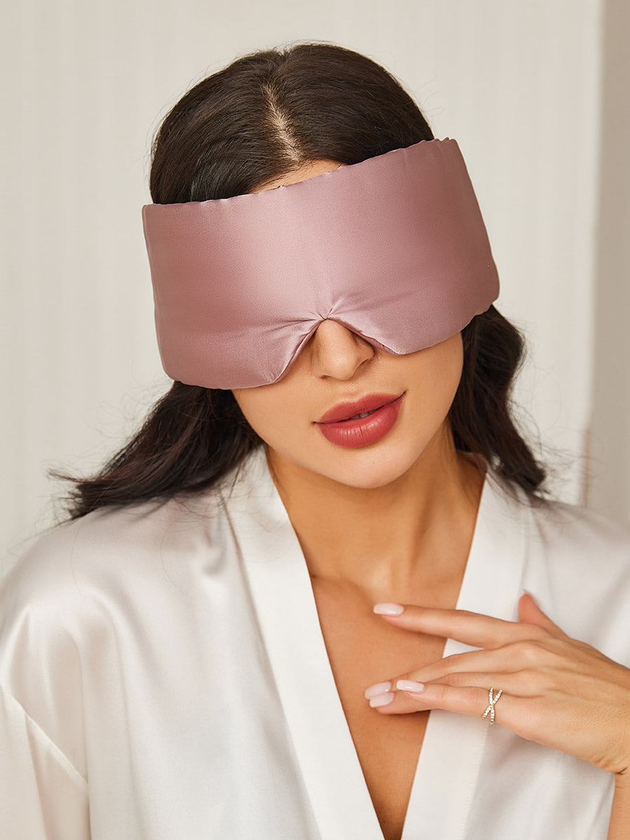 Geblümte Schlafmaske für Damen mit Klettverschluss