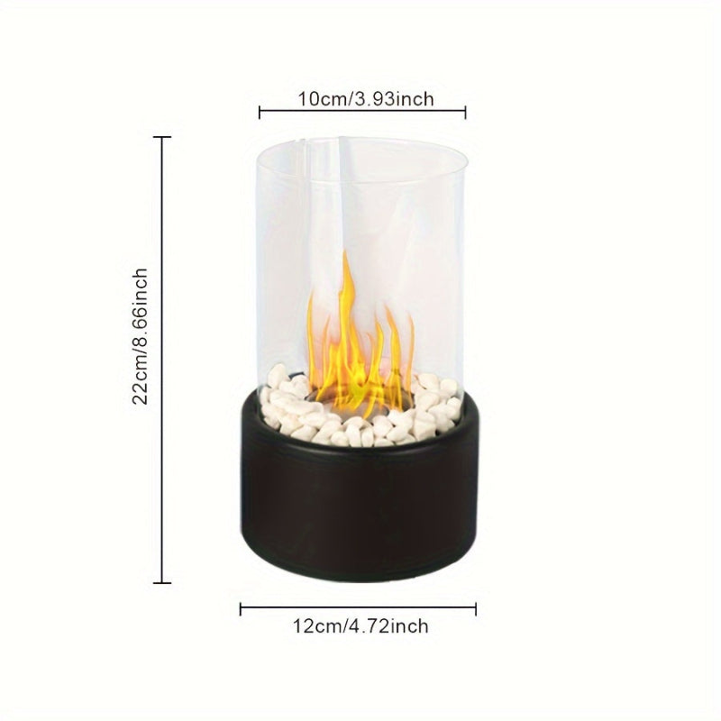 Dekorative Tischkamin-Lampe – Ideal für Zuhause und gemütliche Abende
