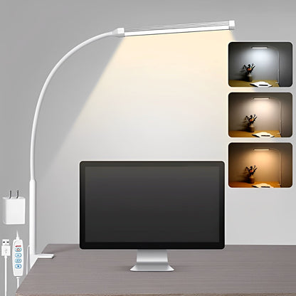 LED Leselampe – Moderne Tischlampe mit USB-Anschluss für Schreibtisch und Home-Office