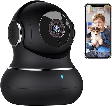 360° Innenraum Überwachungskamera mit 2K HD, Bewegungserkennung & 2-Wege-Audio