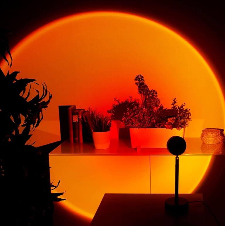 Stimmungsvolle LED-Sunset-Lampe für warme Lichtmomente