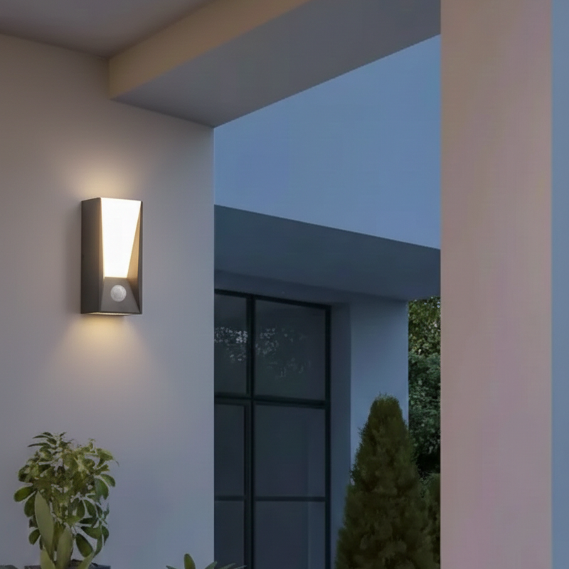 Außenwandleuchte mit Bewegungssensor Modernes Design