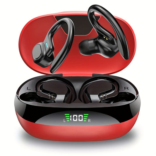 Kabellose Sport In-Ear Kopfhörer mit ENC-Mikrofon und LED-Ladehülle