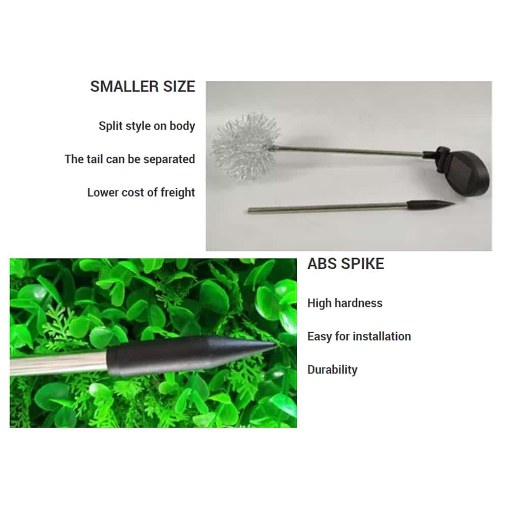 Solar-LED-Gartenlampe Löwenzahn-Design auf Stab