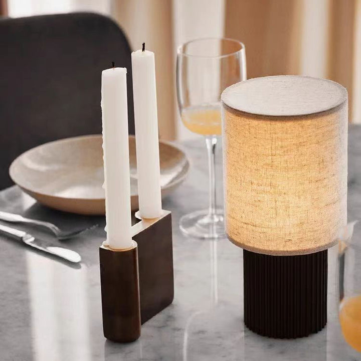 Portable Wireless Table Lamp Canvas Design
