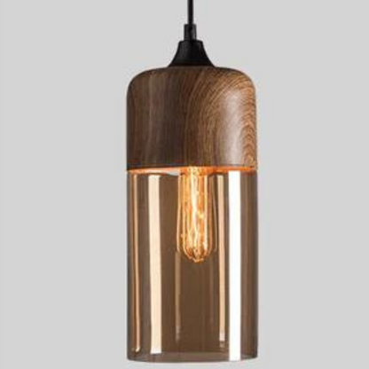 Hängeleuchte Holz Glas – Skandinavisches Design für Esszimmer und Wohnzimmer