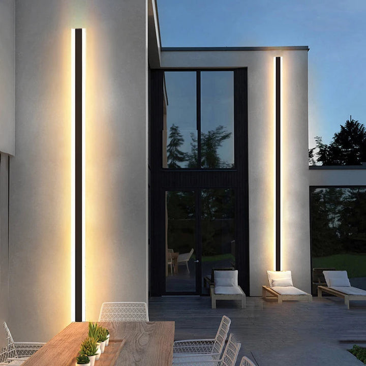 Außen-LED-Wandlampe mit langem Design