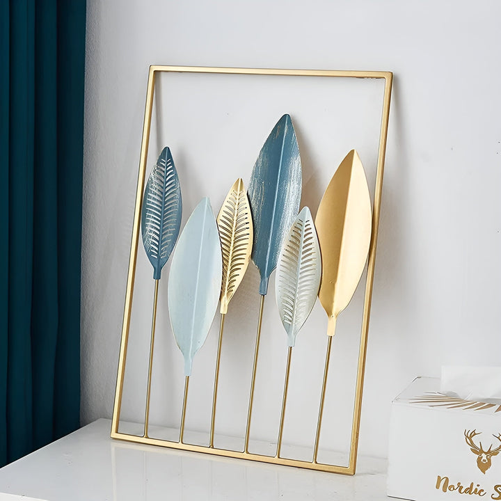 Metall-Wandkunst im nordischen Design