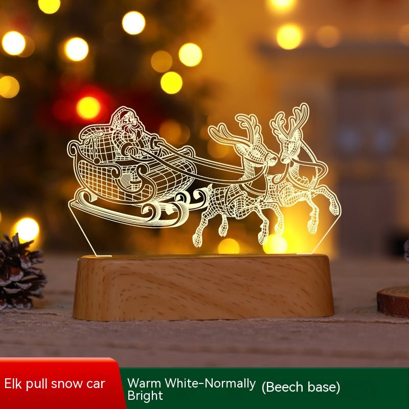 3D Acryl LED Dekolampe Als Nachtlicht