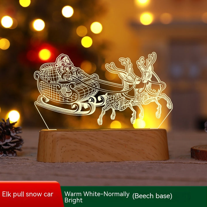 3D Acryl LED Dekolampe Als Nachtlicht