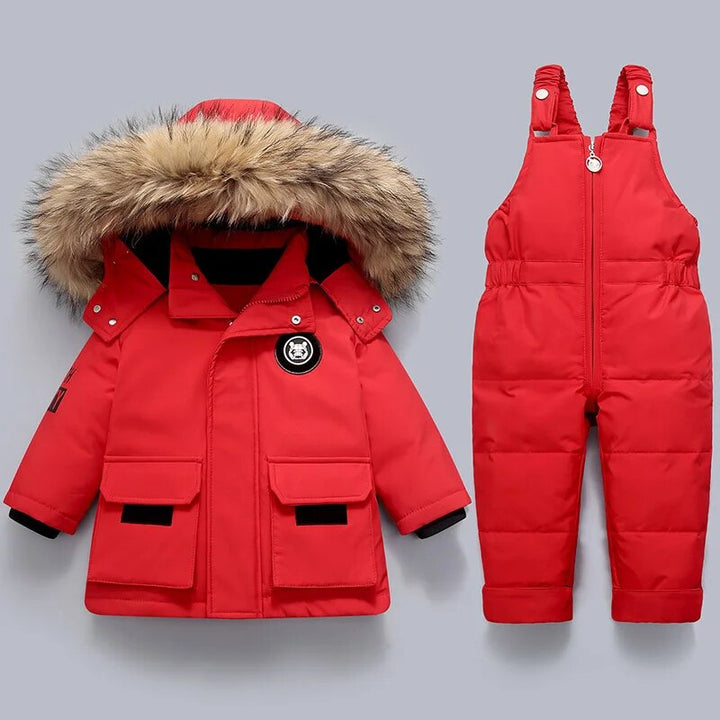 Kinder Winterset Mit Jacke Und Overall Gepolstert