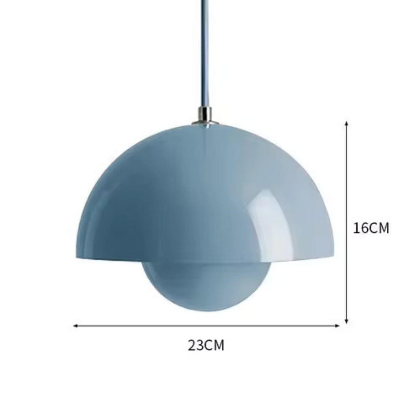 Pendelleuchte mit dimmbarer Lichtkuppel