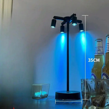 LED-Tischlampe mit Touch-Dimmer und USB-Aufladung