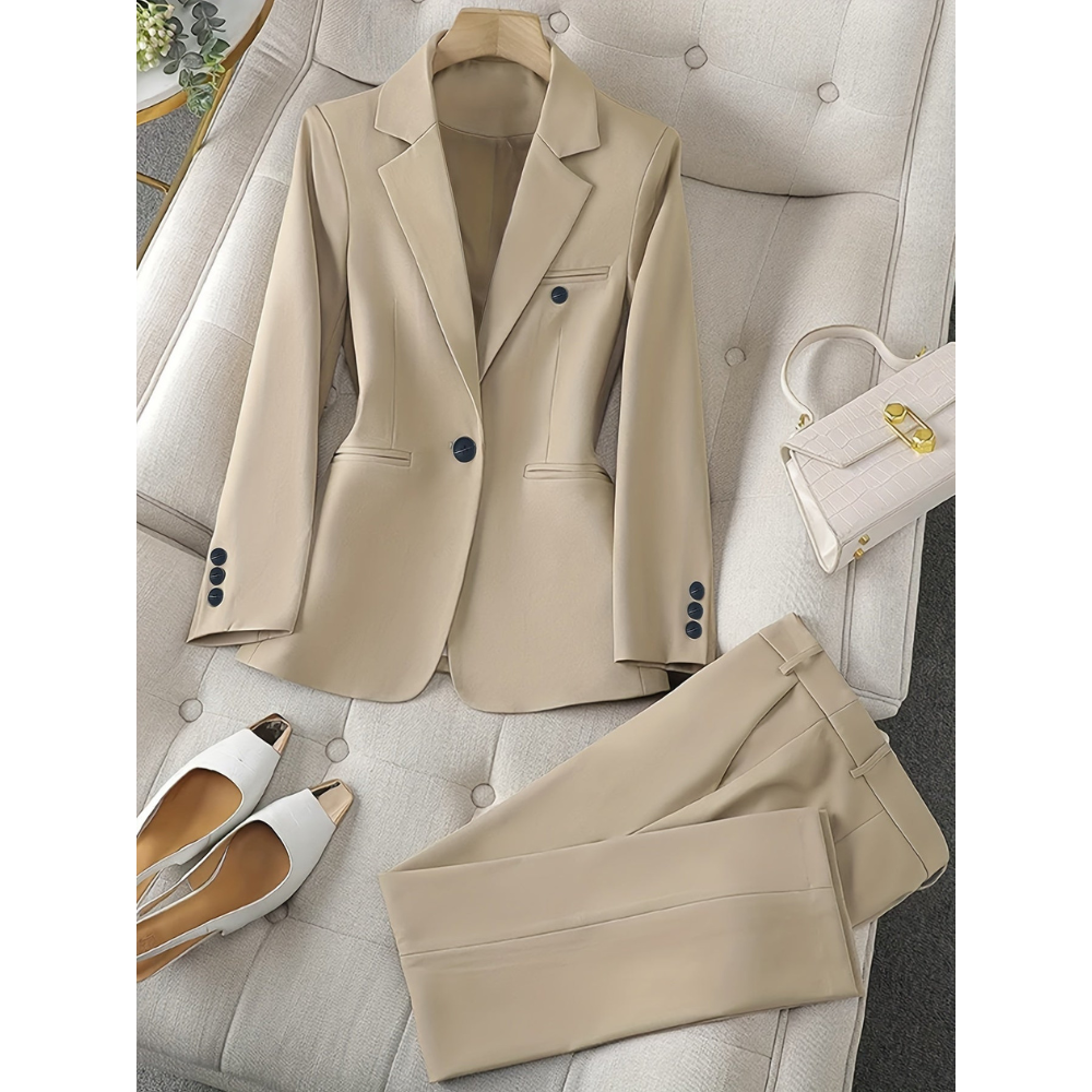 Damen Hosenanzug Business Classic Mit Jacke Und Hose