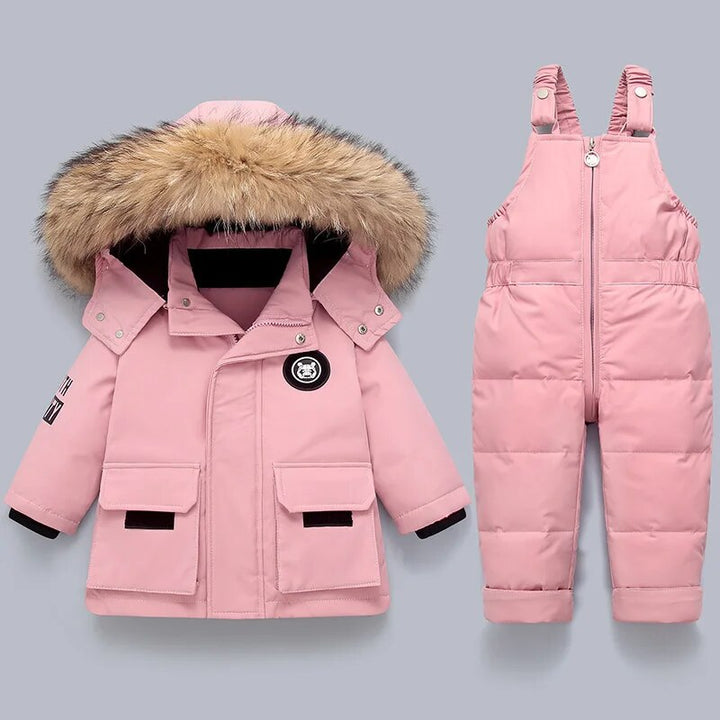Kinder Winterset Mit Jacke Und Overall Gepolstert