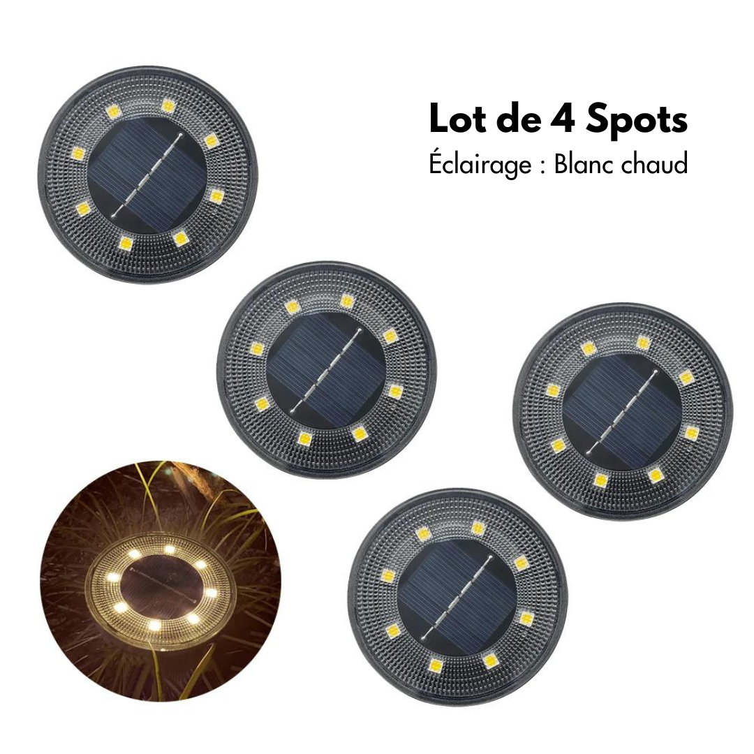 LED Solar Gartenstrahler Set